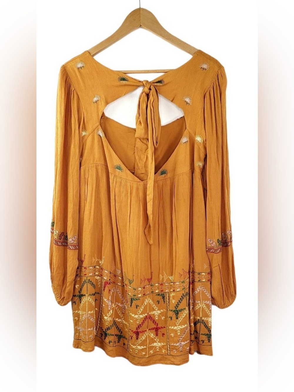 Free People Geo Rhiannon Embroidered Mini Dress Size Small - Picture 14 of 14